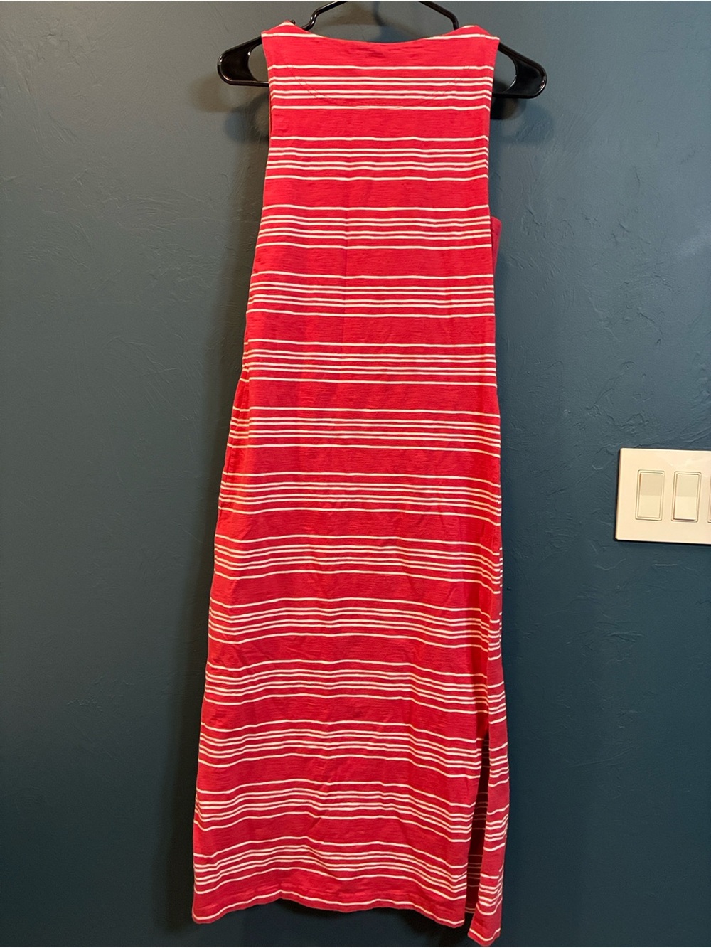 Red & White Striped Maxi Dress - Picture 5 of 6